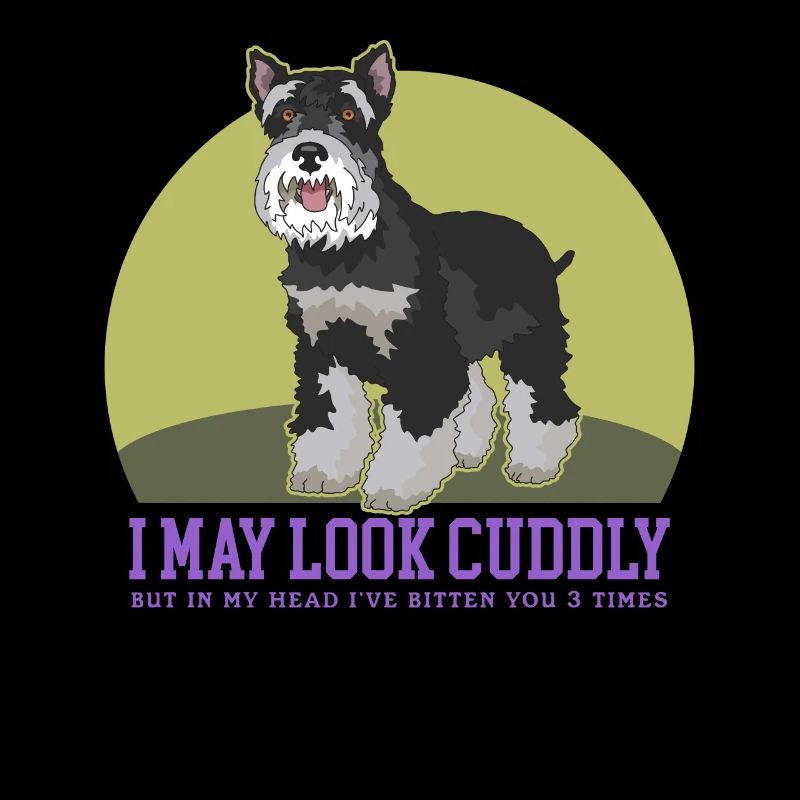 Zwergschnauzer Besitzer | Schnauzer Hund Geschenk