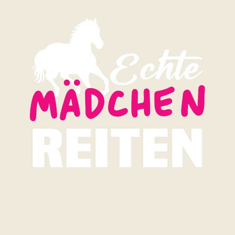 Echte mädchen reiten