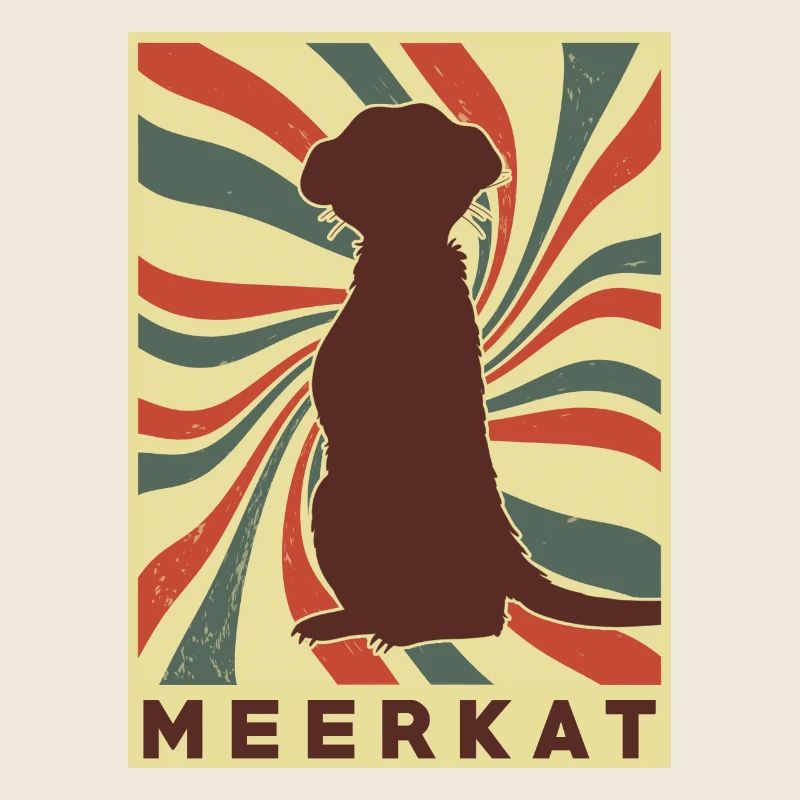 Suricate Rétro Vintage