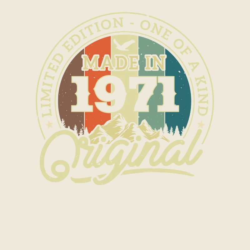 1971 Idée cadeau d’anniversaire