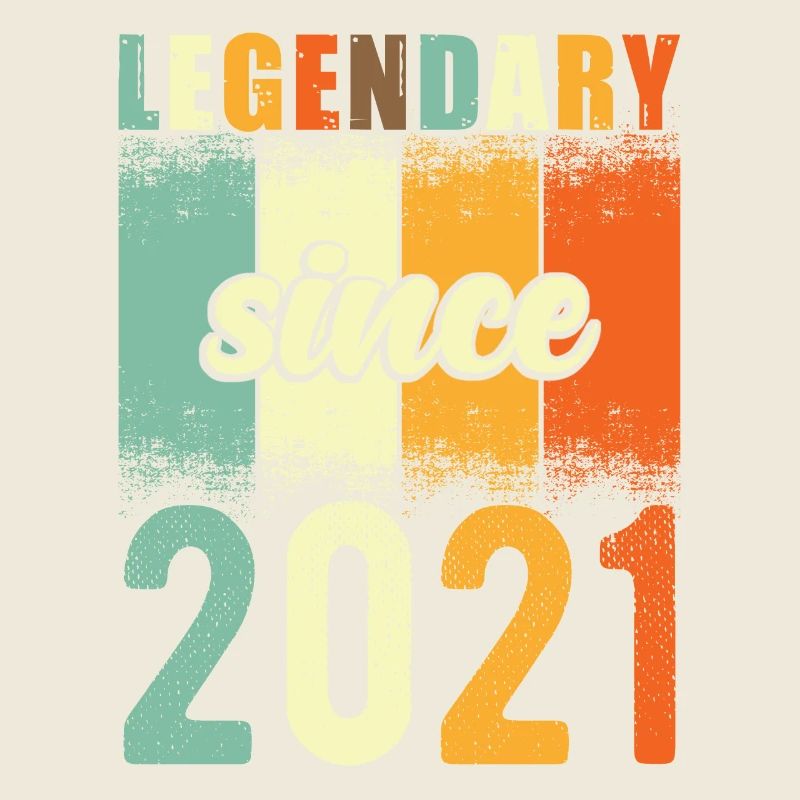 Legendary since 2021 Retro Vintage Birthday