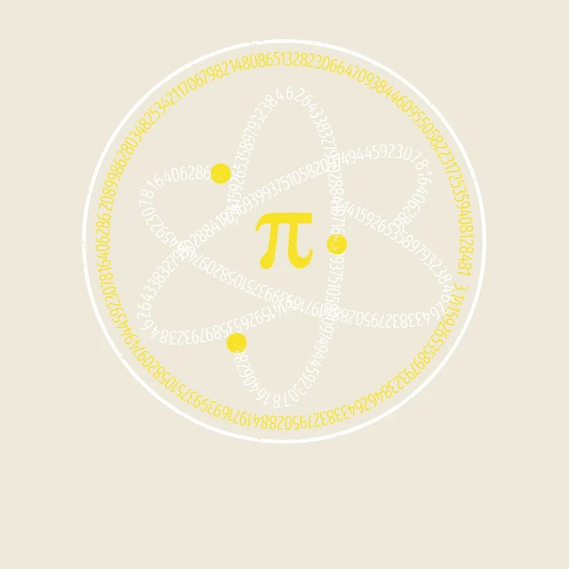 Atom Pi Day Math Science 3.14 Geek Enseignant Élève
