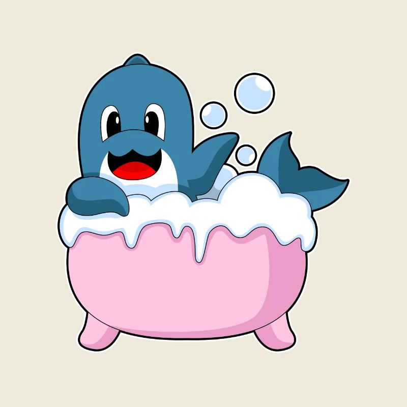 Baignoire dauphin