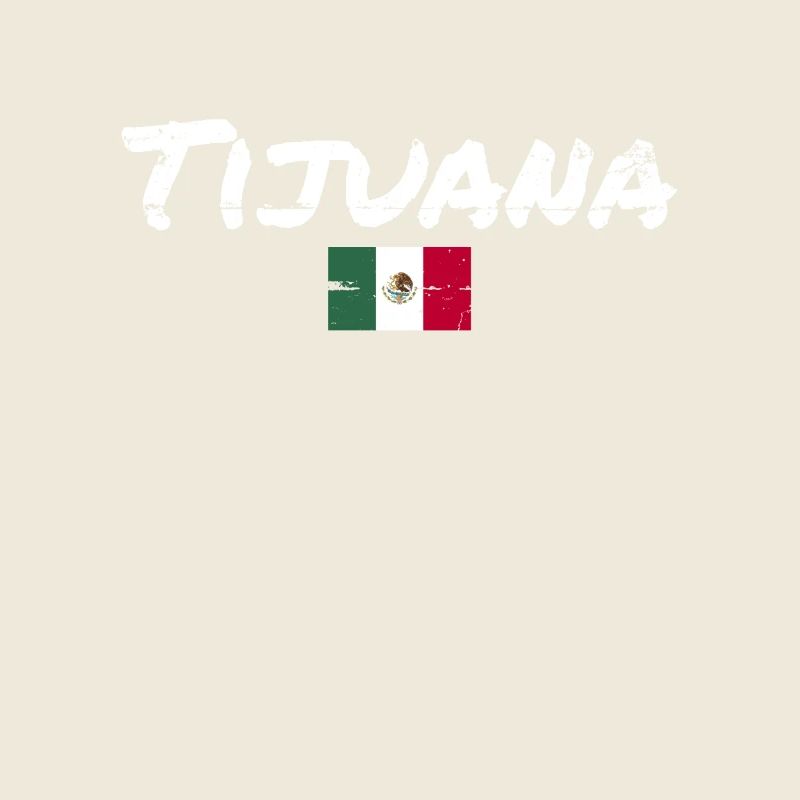 Tijuana Vintage Mexique Drapeau Mexicains