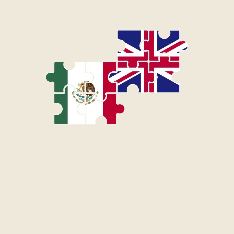 Mexico UK flag British Mexicans