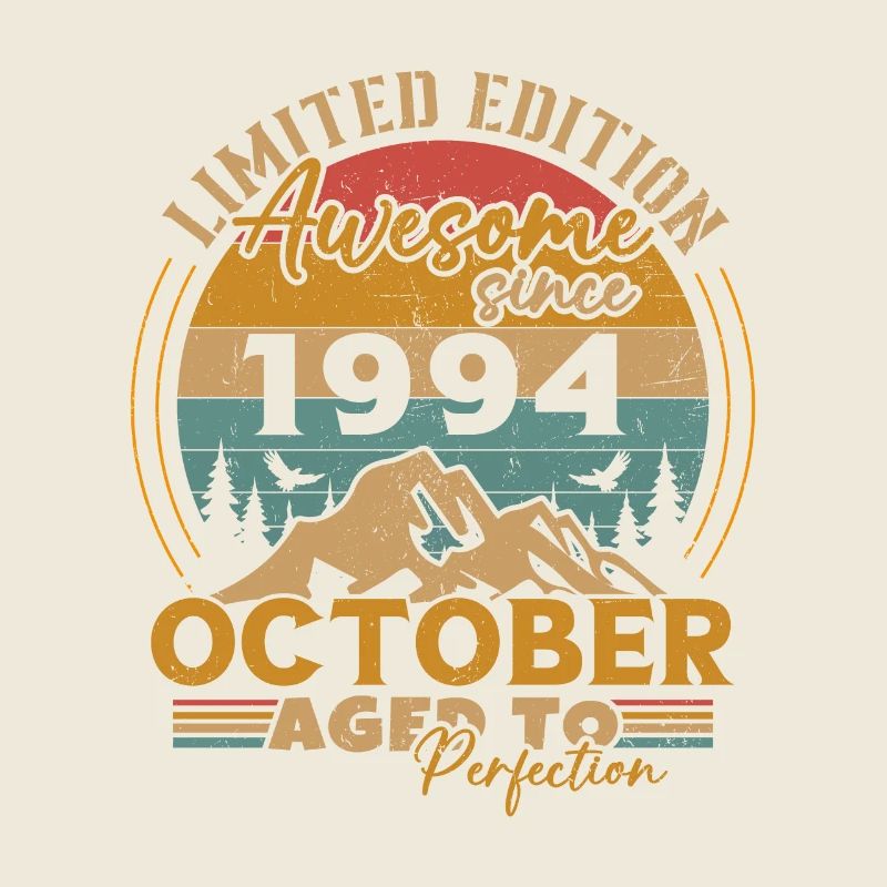Original octobre 1994 vintage anniversaire 1994