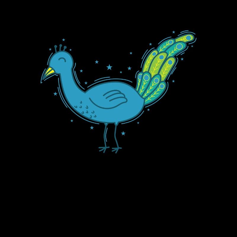 Pfau Tier bunt Vogel Federn