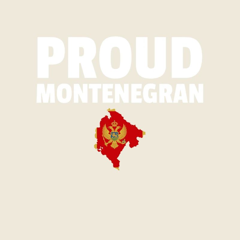 Fier Monténégro Carte Drapeau du Monténégro