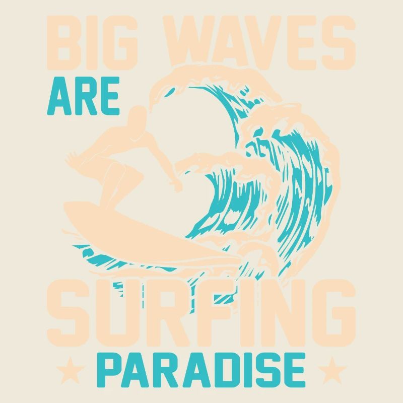 Les grosses vagues sont le paradis des surfeurs