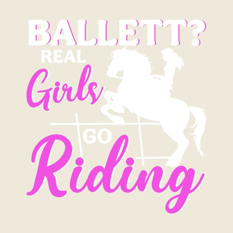 Ballet? De vraies filles font de l’équitation