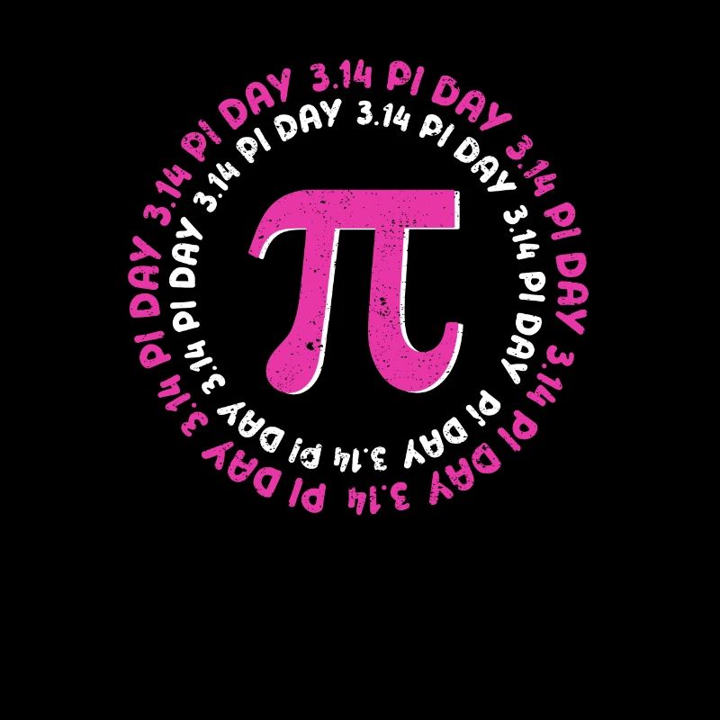Drôle Pi Day Math Symbol Rose 14 Mars National