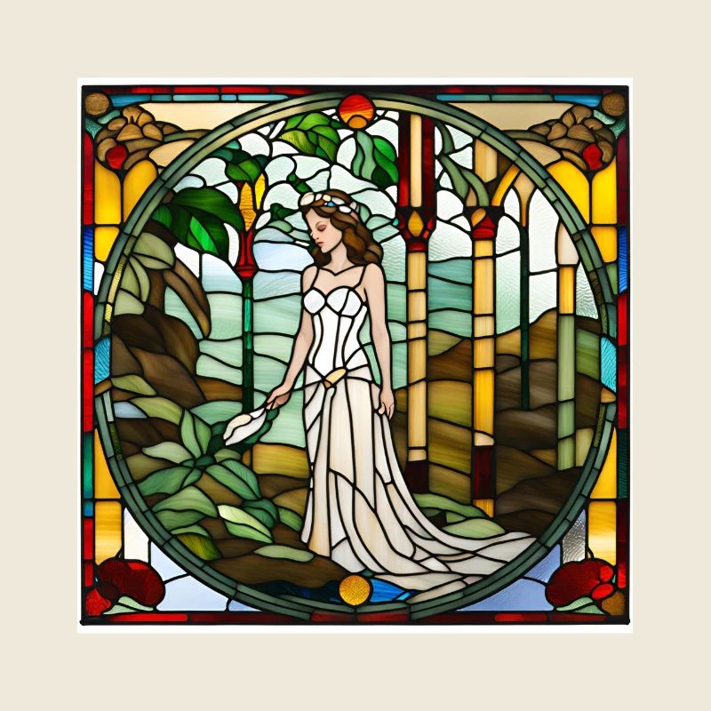 Verre de mariée - design à l’ancienne