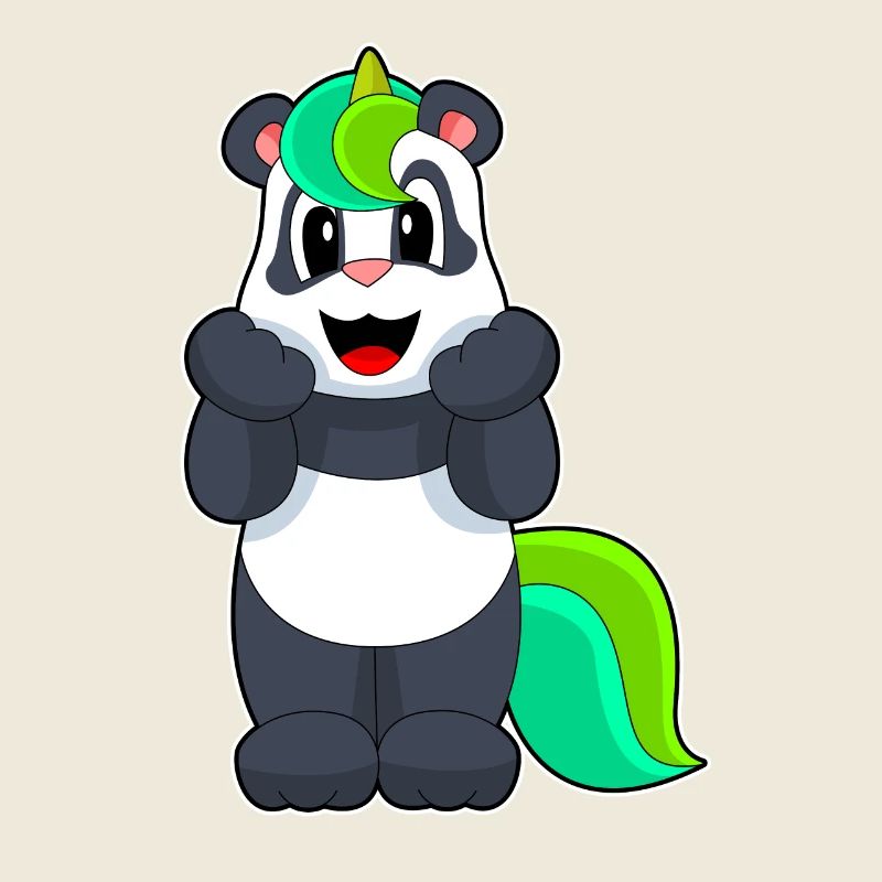 Panda Einhorn