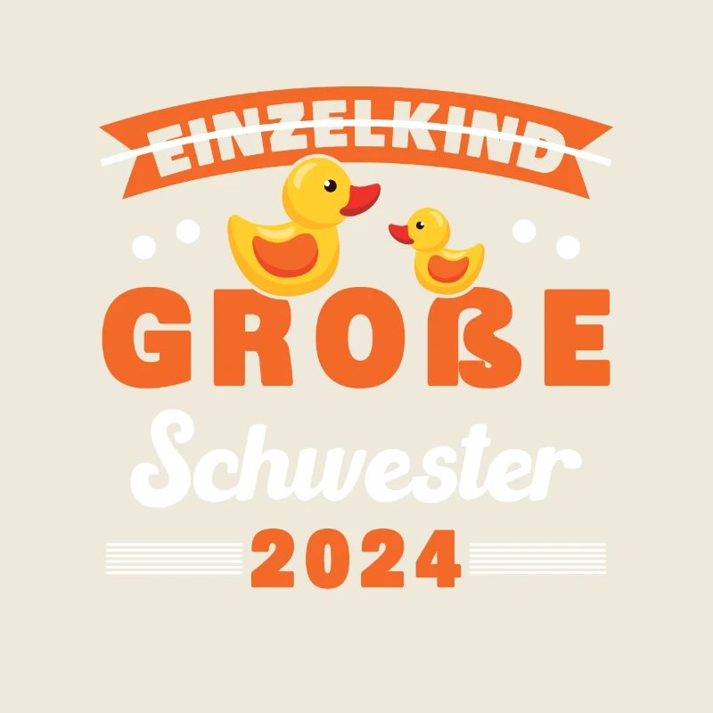 Große Schwester 2024 Schwester werden Einzelkind