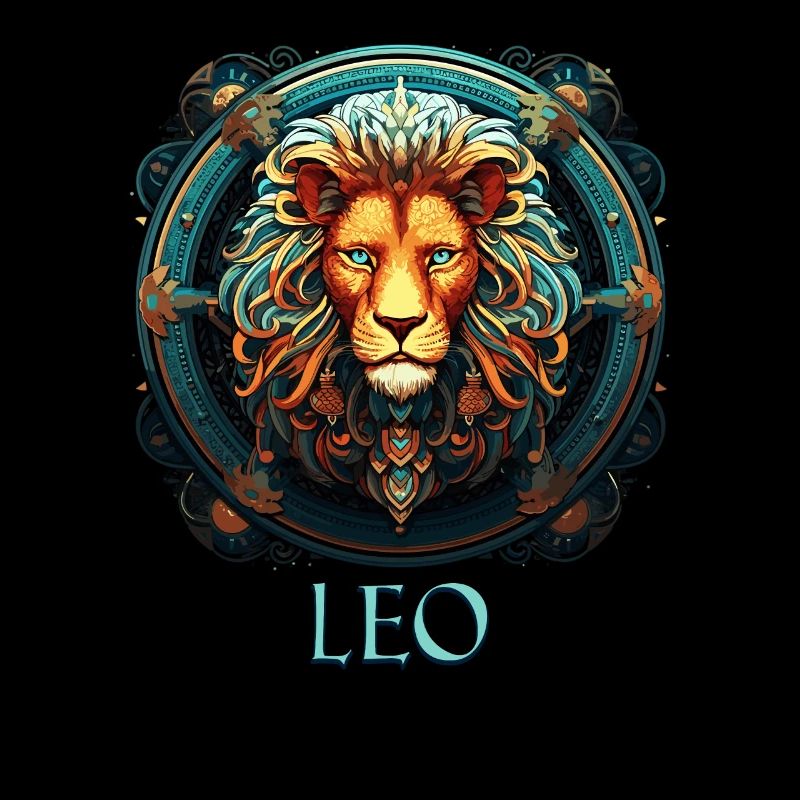 Astrologie Lion Zodiaque Design - Cool Leo