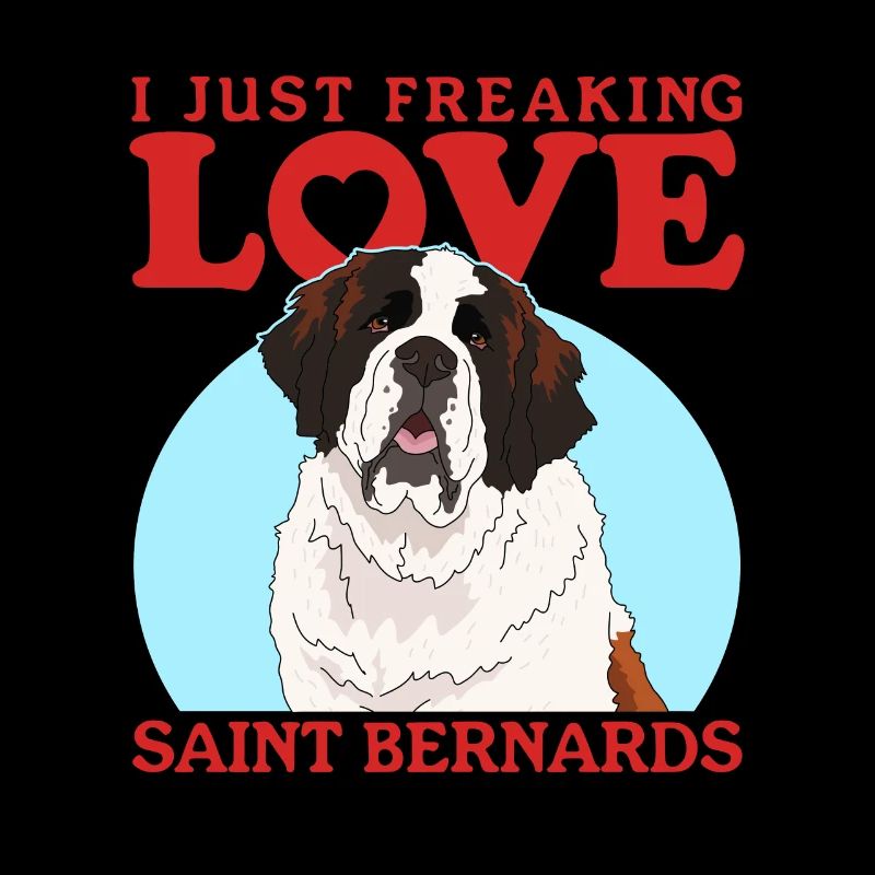 Chiens Saint-Bernard Cadeau de chien Saint-Bernard