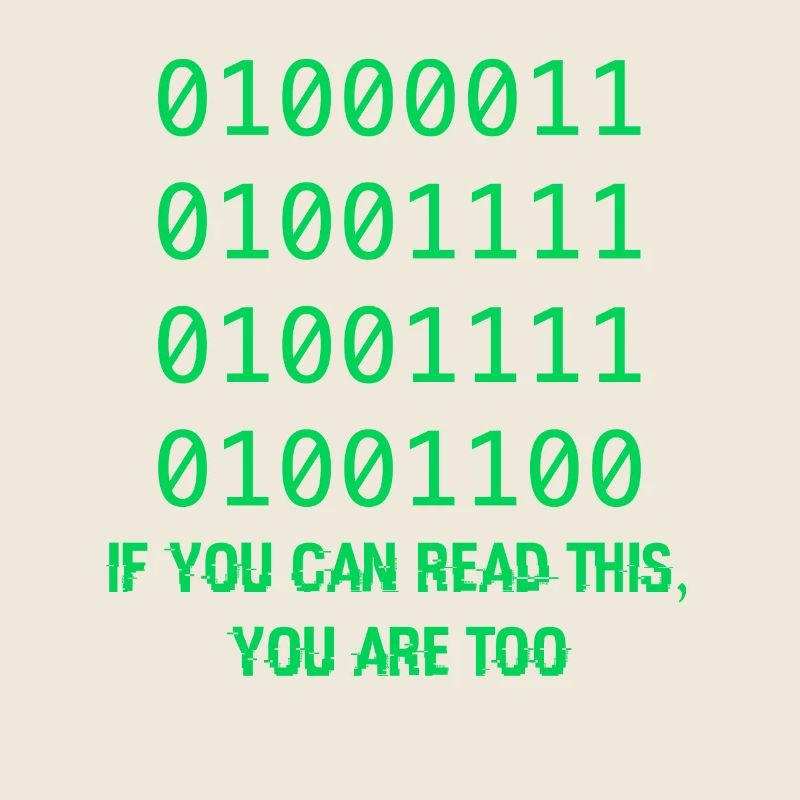 Geschenk für Computer-Binärcode-Entwickler