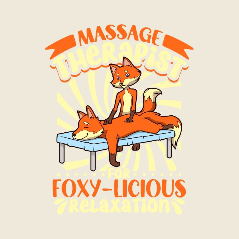 Renard se faisant masser