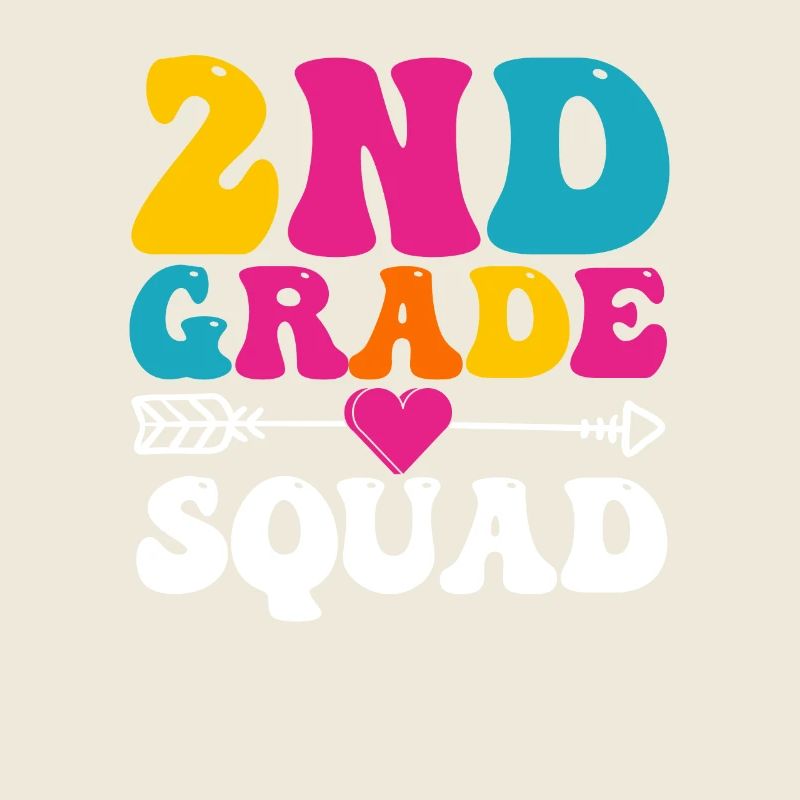 2nd Grade Squad Second Teacher Student Team Back