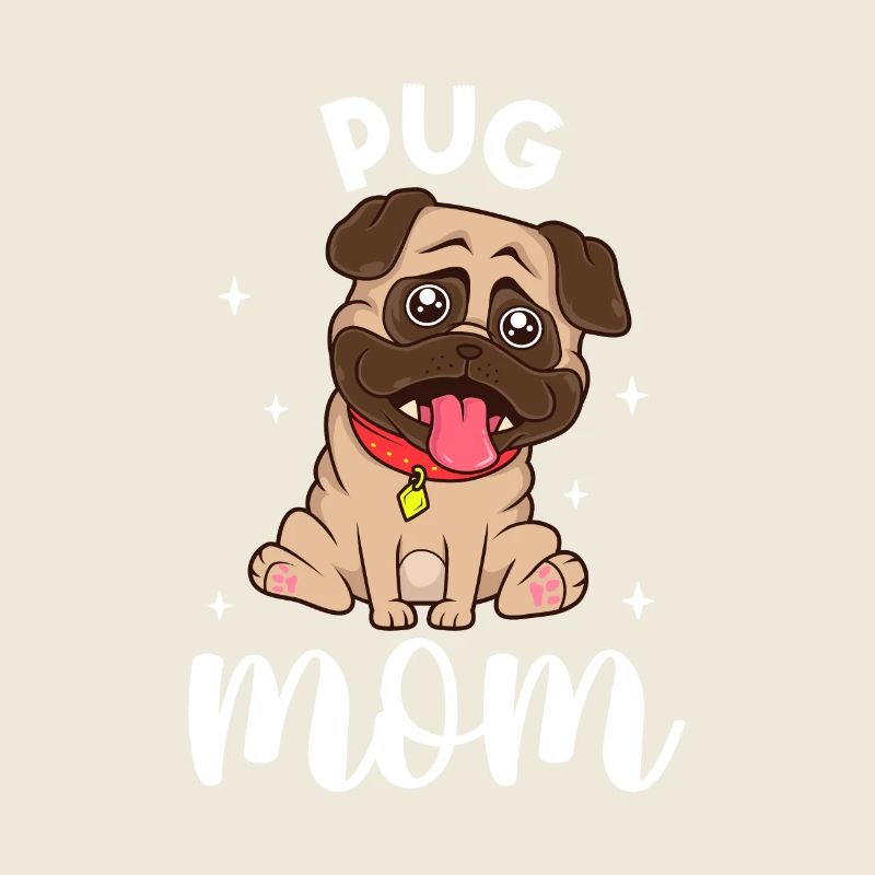 Pug Mom - Mops