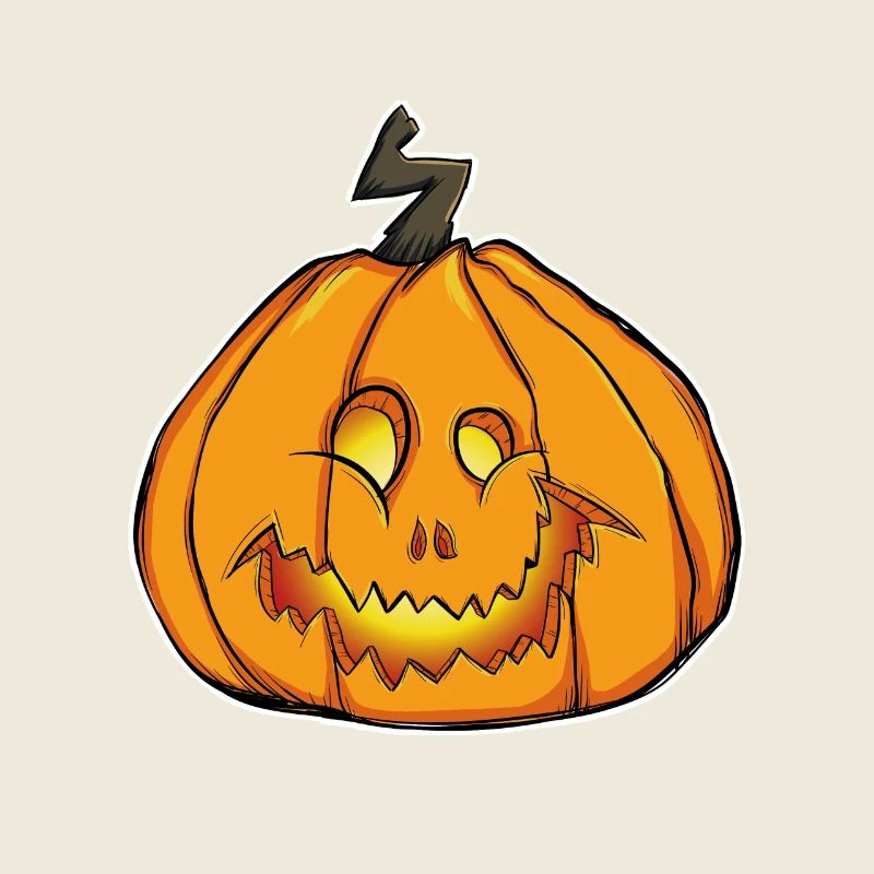 Drôle de citrouille d’Halloween