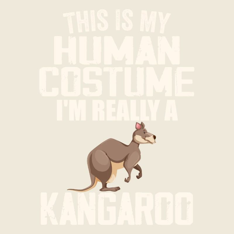This is my human costume i'm really a kangaroo