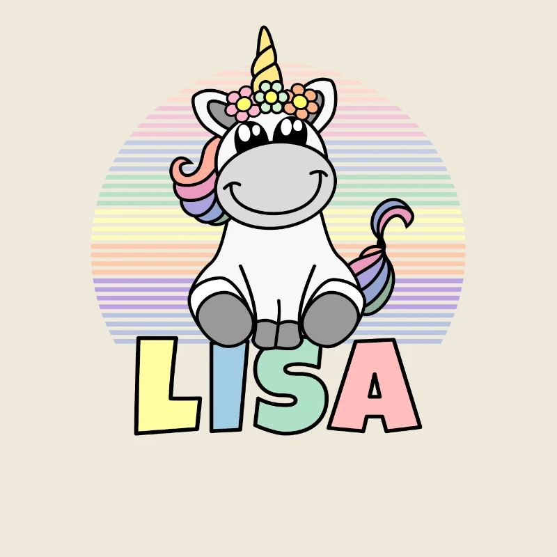 Nom de la licorne Lisa