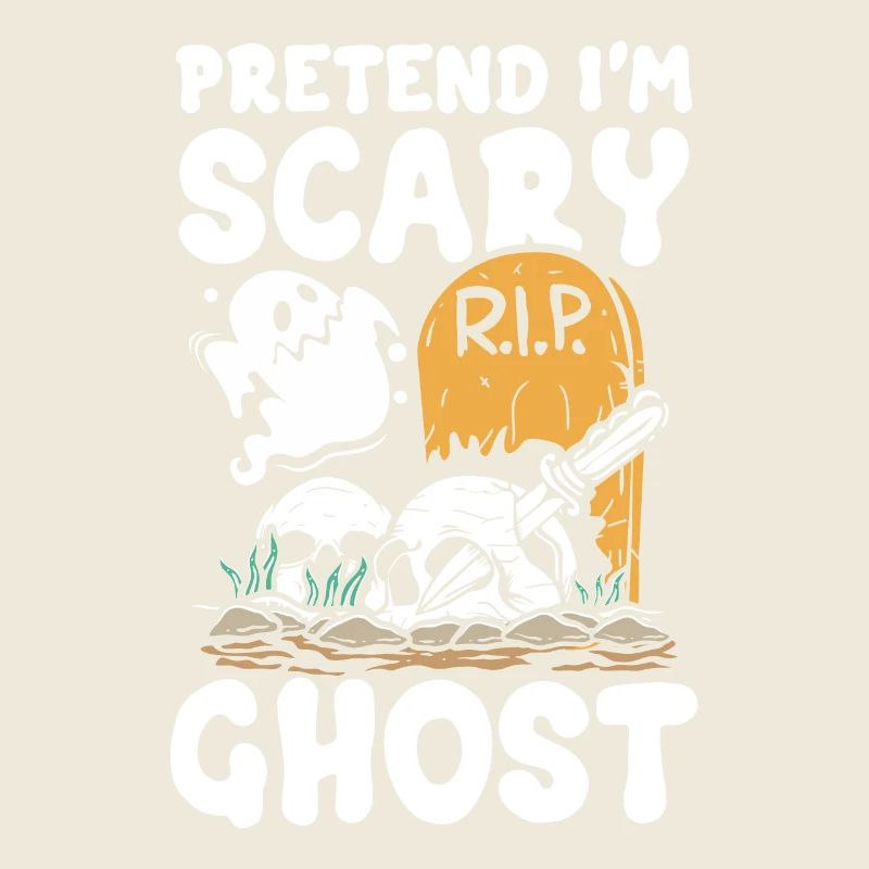 I'm pretending to be a creepy ghost
