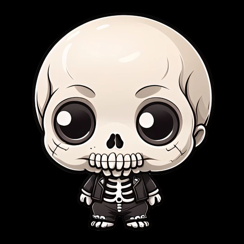 Halloween - Petit squelette mignon