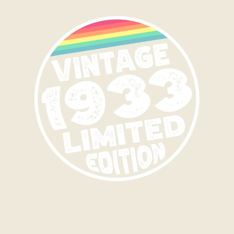 Limited Edition since 1933 Geburtstag Geschenk
