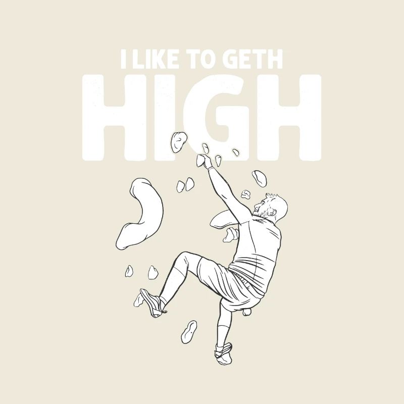 I Like To Geth High Boulder Climbing