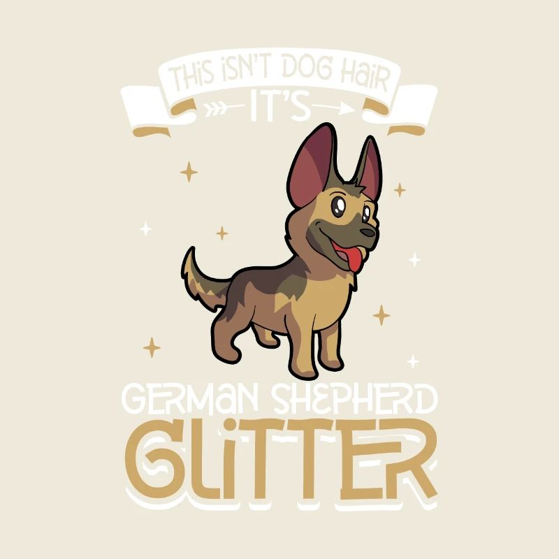 German Shepherd Glitzer