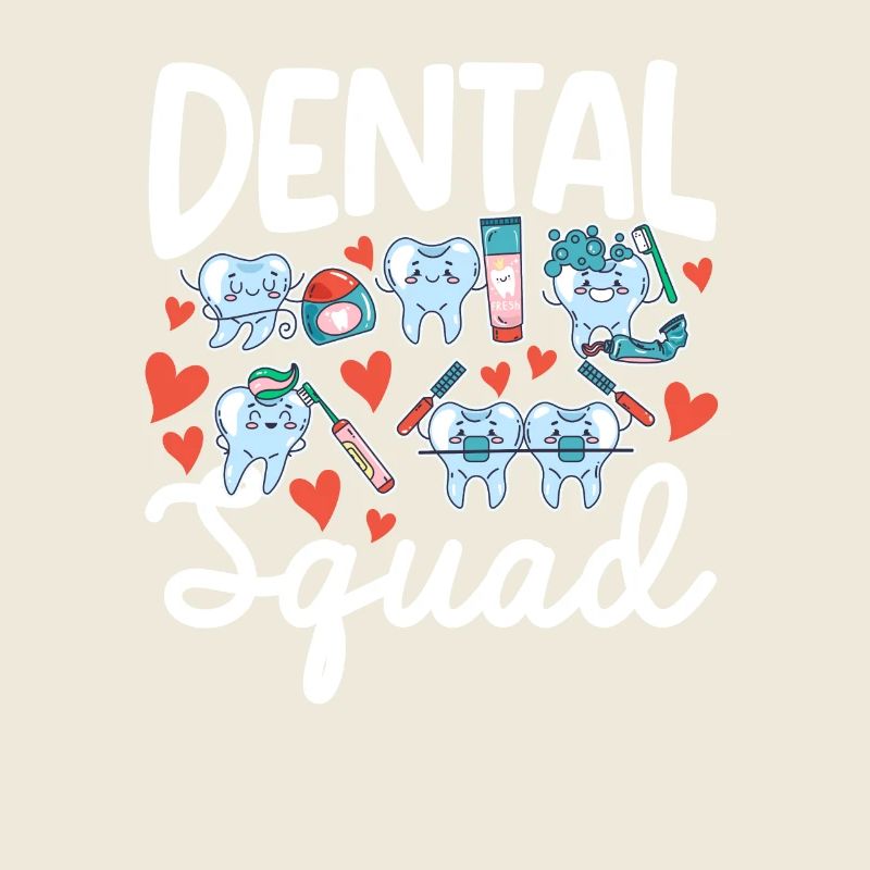 Dental Squad Zähne Assistent Zahnarzt Happy