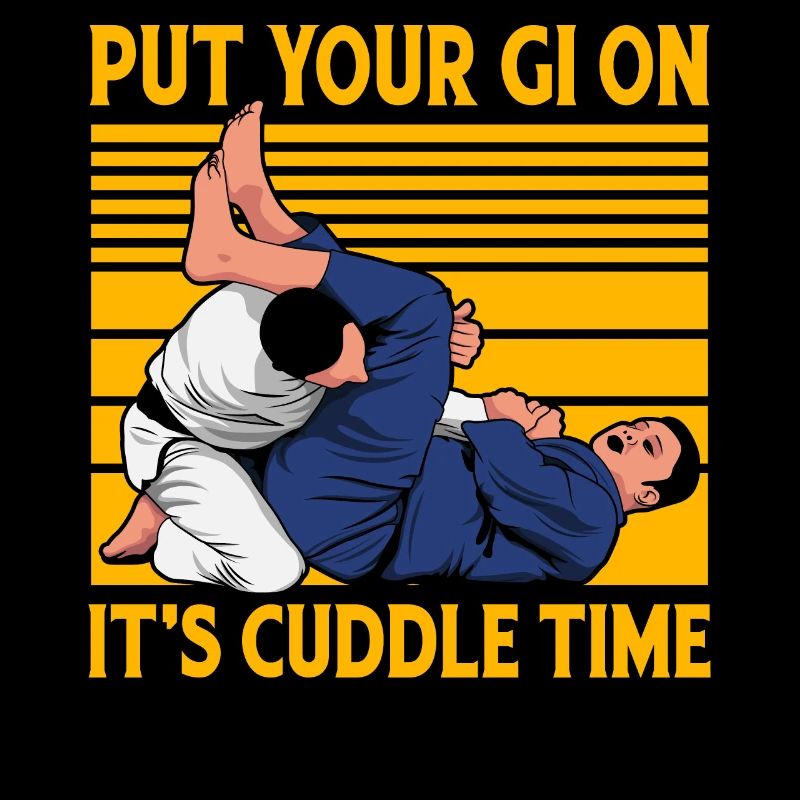 Brazilian Jiu-Jitsu put your Gi on cuddle time