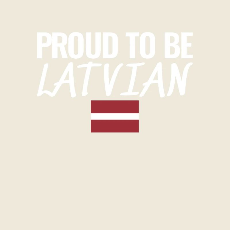Fier d’être letton Drapeau letton letton