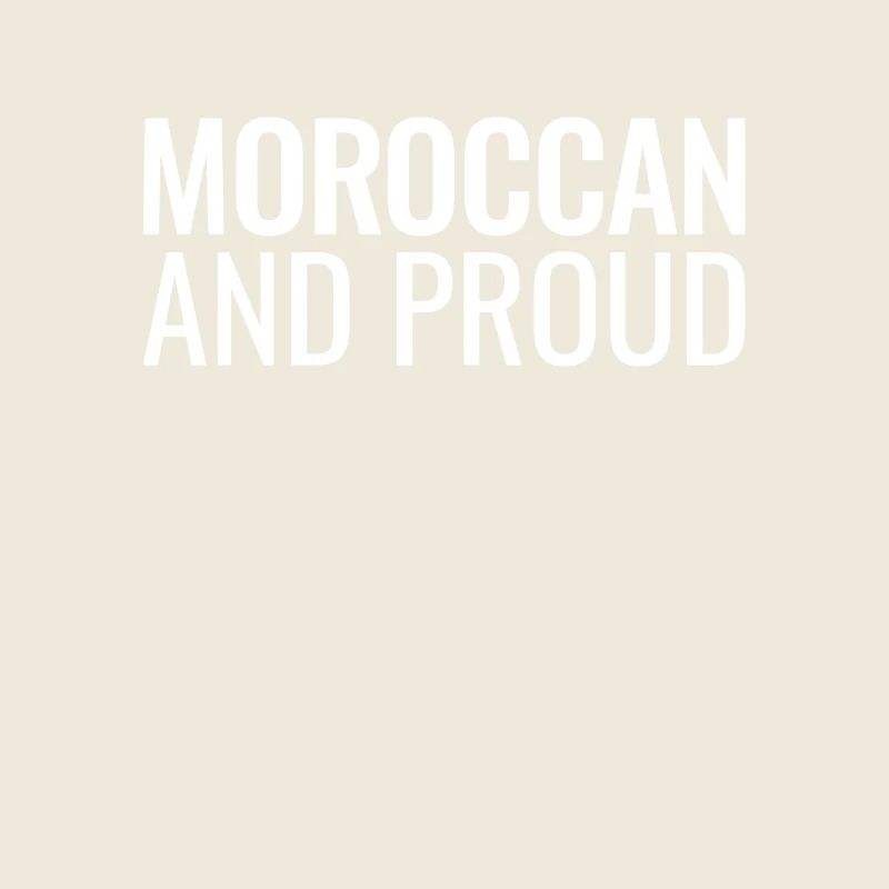 Marocain Et Fier Drapeau Marocain Marocain