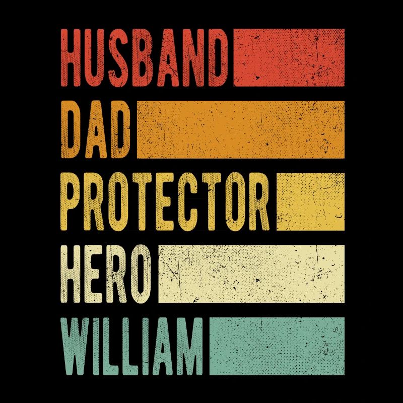 William Name Papa Geschenk