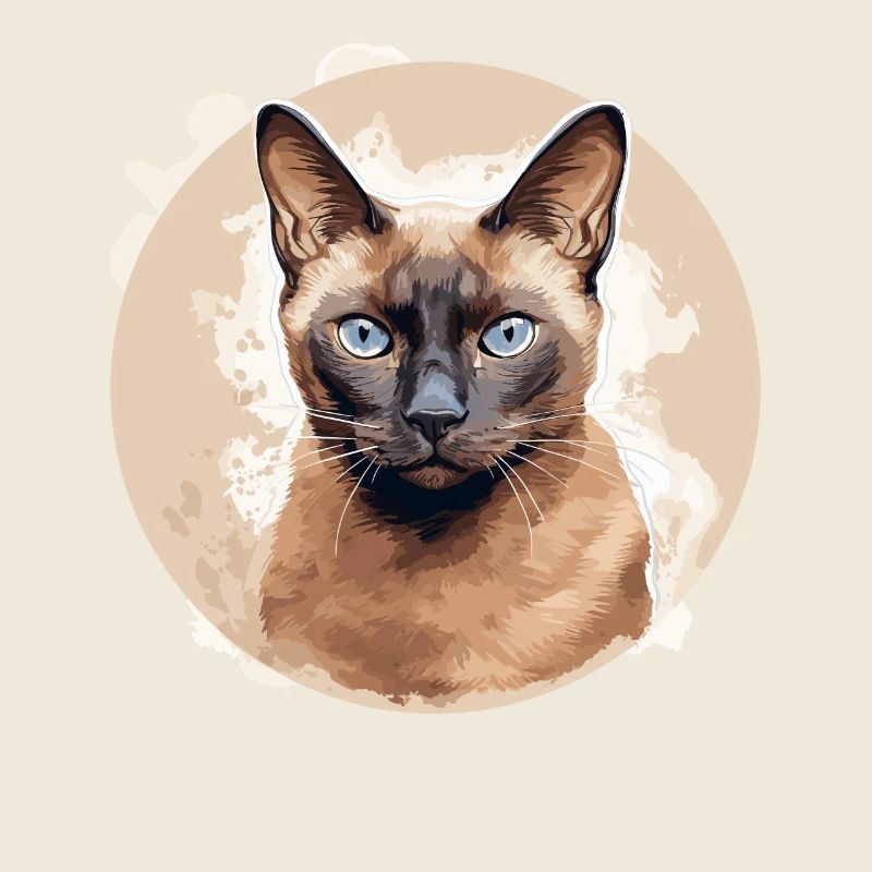 Chat birman Birmanie Katze