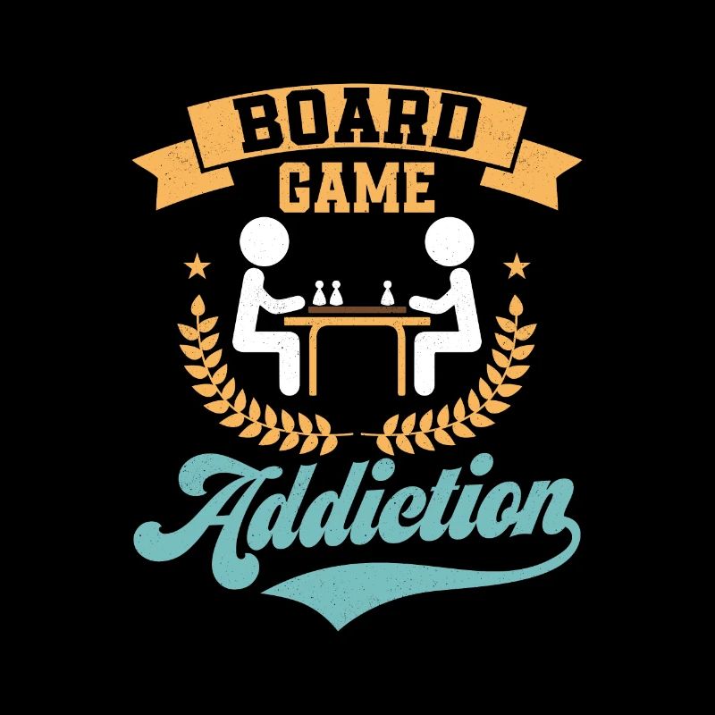 Board Game Addict Nerd Gamer Tabletop Player