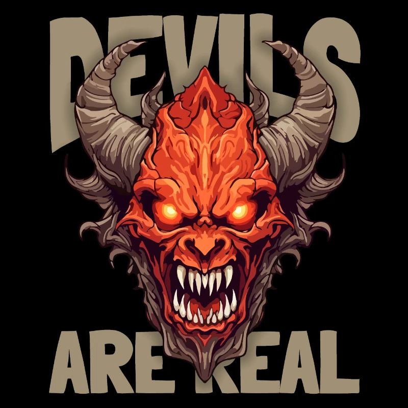 Horror, Teufel-Devil, lustiger Teufel Spruch