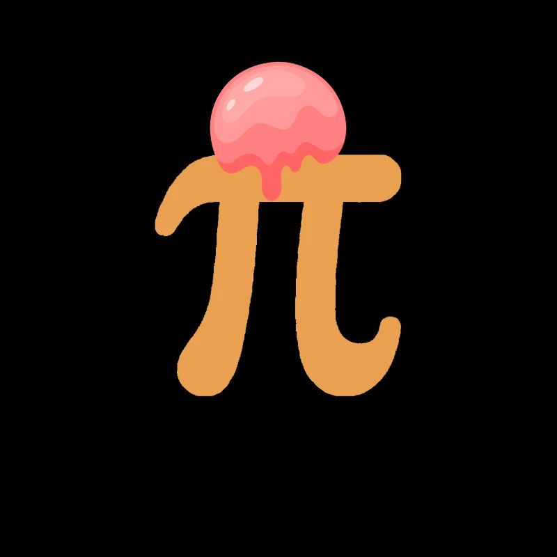 Pi Day A La Mode Drôle Math Geek Pie Crème Glacée