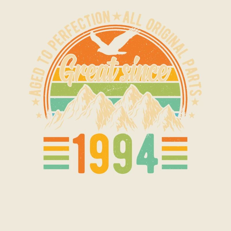 Original 1994 rétro chemise d’anniversaire