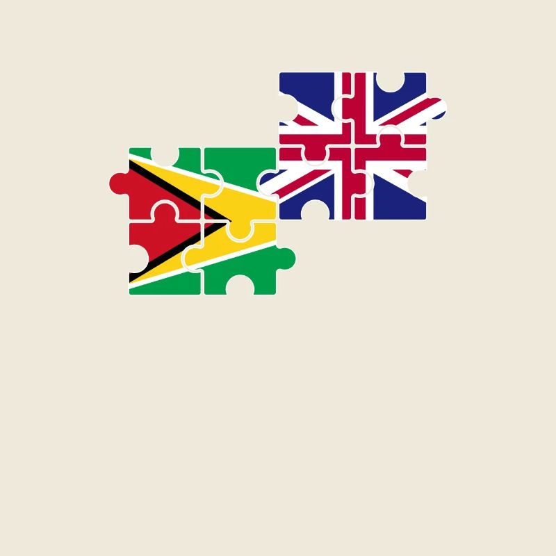 Guyana UK Flag British Guyanese