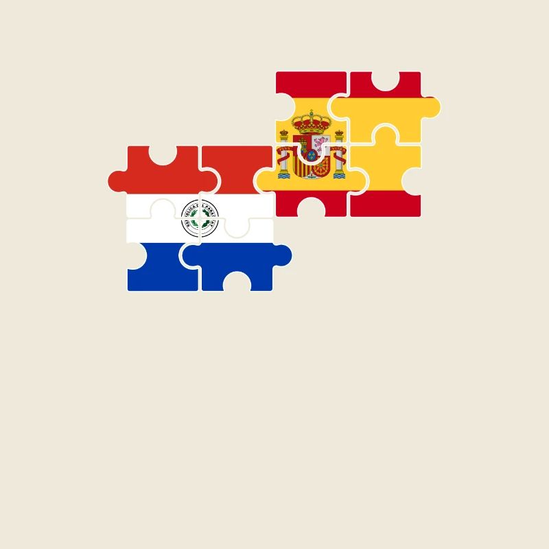 Paraguay Espagne Drapeau espagnol Paraguayen