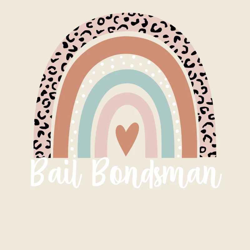 Bail Bondsman Rainbow Leopard Funny Bail Bondsman