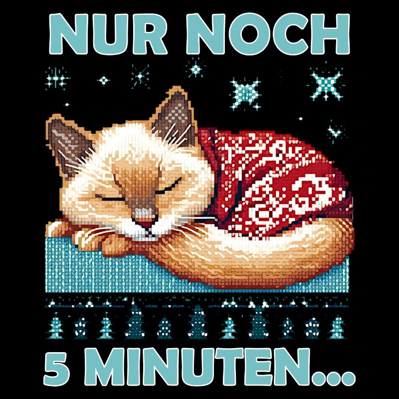 Ugly Christmas Katze Spruch
