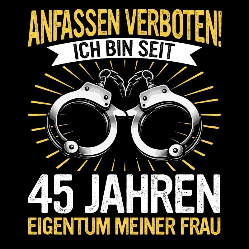 45 Hochzeitstag Jahrestag Ehemann Ehefrau