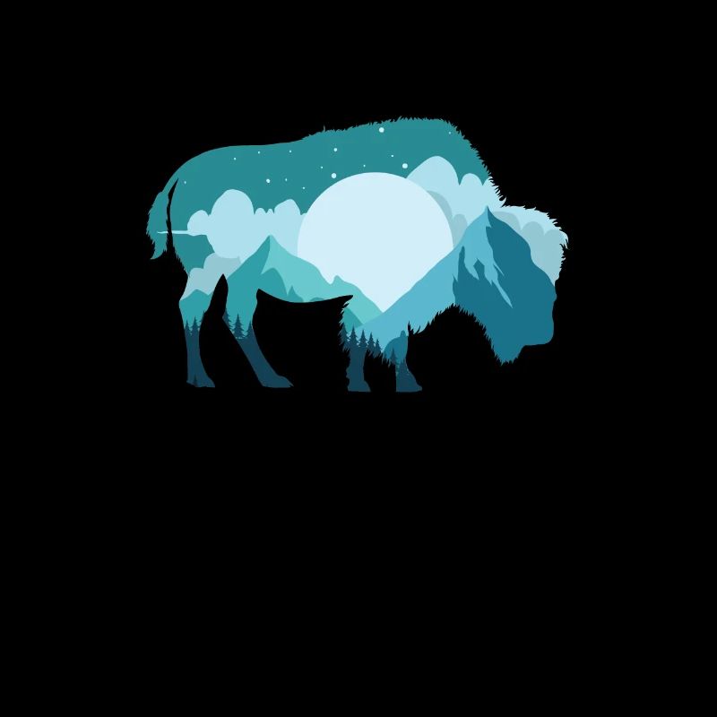 Bison Büffel Wildtier