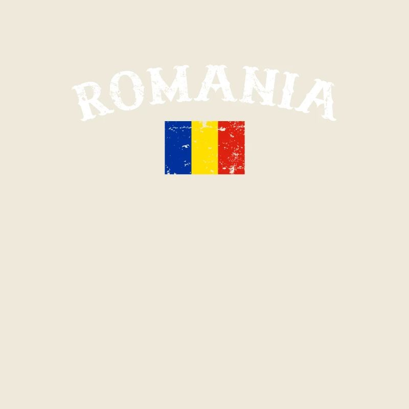 Roumanie Vintage Roumain Drapeau Roumain Roumain