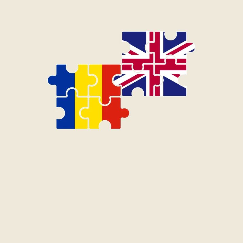 Rumänien UK Flagge Britisch Rumänisch
